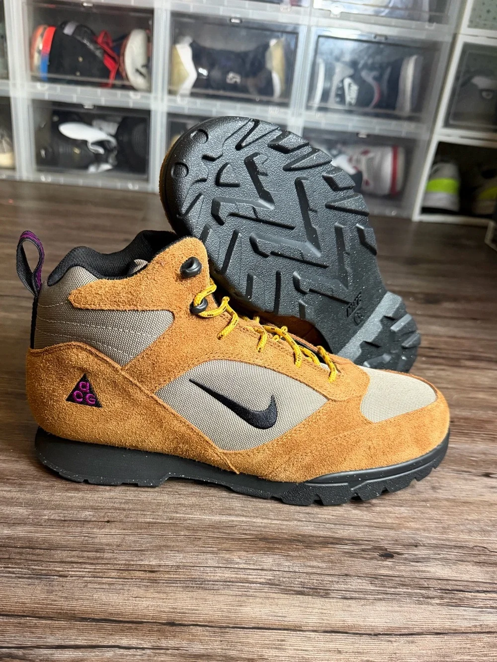 Nike ACG Torre Mid Waterproof Boots Pecan Olive Grey New Men’s Size 12